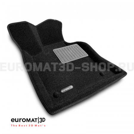 Текстильные 3D коврики Euromat3D Business в салон для Mercedes X204 (GLK-Class) (2009-) № EMC3D-003511