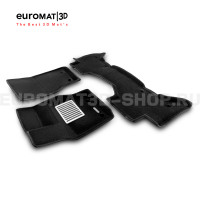 Текстильные 3D коврики Euromat3D Lux в салон для Land Rover Range Rover Vogue L405 (2013-2021) № EM3D-003106