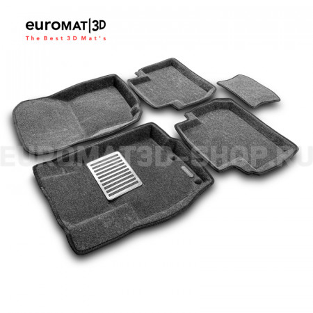 Текстильные 3D коврики Euromat3D Lux в салон для Citroen C-Crosser № EM3D-003609G Серые Текстильные 3D коврики Euromat3D Lux в салон для Citroen C-Crosser № EM3D-003609G Серые