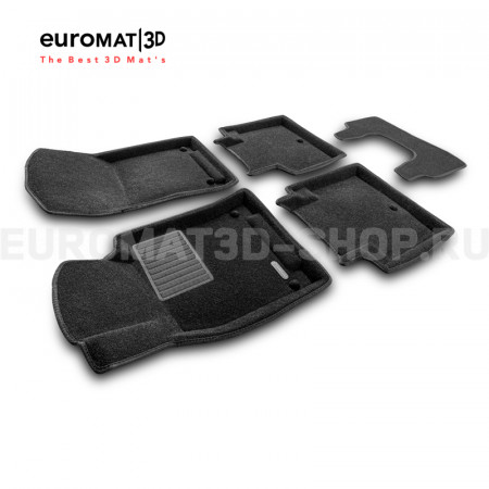 Текстильные 3D коврики Euromat3D Business в салон для Infiniti M, Q70 (2010-2015-) № EMC3D-002812