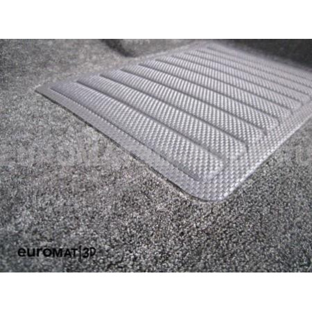 Текстильные 3D коврики Euromat3D Business в салон для Audi Q5 (2008-2016) № EMC3D-001104G Серые