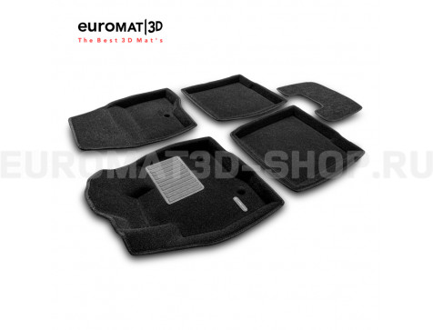 Текстильные 3D коврики Euromat3D Premium в салон для Ford Explorer (2015-) № EMPR3D-002217 Текстильные 3D коврики Euromat3D Premium в салон для Ford Explorer (2015-) № EMPR3D-002217