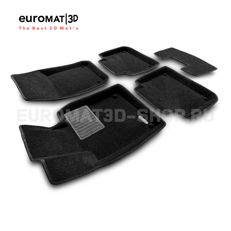 Текстильные 3D коврики Euromat3D Premium в салон для Volvo V90 (2017-) № EMPR3D-005510 Текстильные 3D коврики Euromat3D Premium в салон для Volvo V90 (2017-) № EMPR3D-005510