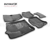 Текстильные 3D коврики Euromat3D Business в салон для Volkswagen Touareg (2010-2017) № EMC3D-004101G Серые Текстильные 3D коврики Euromat3D Business в салон для Volkswagen Touareg (2010-2017) № EMC3D-004101G Серые