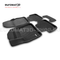 3D коврики Euromat3D EVA в салон для Volkswagen Touareg (2018-) № EM3DEVA-004106
