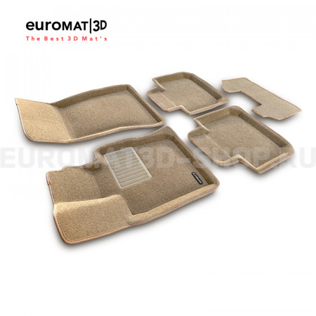 Текстильные 3D коврики Euromat3D Business в салон для Bmw 6 GT (G32) (2017-) № EMC3D-001207T Бежевые Текстильные 3D коврики Euromat3D Business в салон для Bmw 6 GT (G32) (2017-) № EMC3D-001207T Бежевые