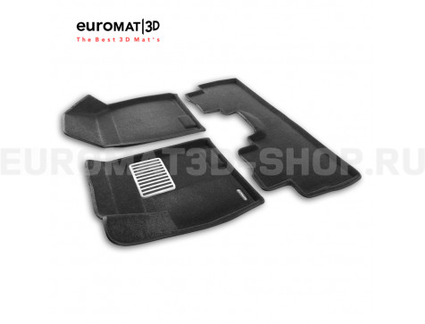 Текстильные 3D коврики Euromat3D Lux в салон для Jetour Dashing (2023-) № EM3D-000020